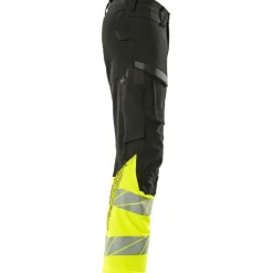 New Accelerate Safe arbejdsbukser med full stretch, sort/hi-vis gul, str. Bukser & Shorts