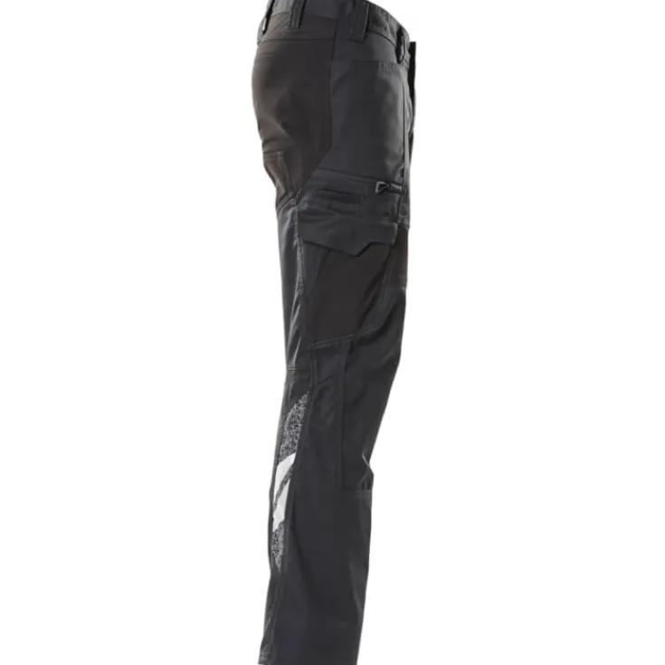 Outlet Accelerate servicebukser med stretch, sort, str. Bukser & Shorts