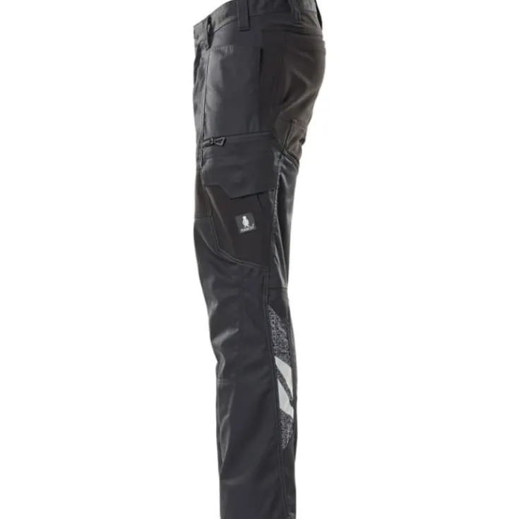Outlet Accelerate servicebukser med stretch, sort, str. Bukser & Shorts