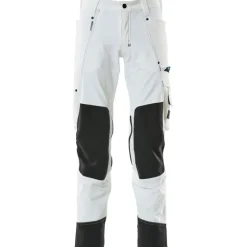 Outlet Advanced arbejdsbukser med stretch, hvid, str. 82C62 Bukser & Shorts
