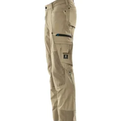 Discount Advanced arbejdsbukser med stretch, khaki, str. 76C46 Bukser & Shorts