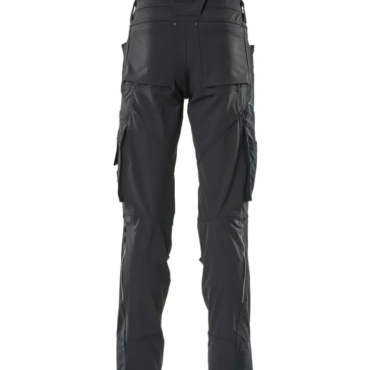 Best Advanced arbejdsbukser med stretch, marineblå, str. 76C43 Bukser & Shorts