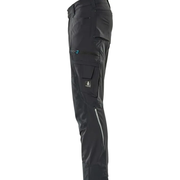Best Advanced arbejdsbukser med stretch, marineblå, str. 76C43 Bukser & Shorts