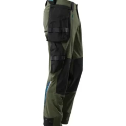 New Advanced håndværkerbukser med stretch, grøn, str. 76C51 Bukser & Shorts