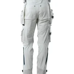 Online Advanced håndværkerbukser med stretch, hvid, str. 82C45 Bukser & Shorts
