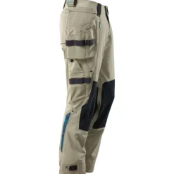 Discount Advanced håndværkerbukser med stretch, khaki, str. 82C62 Bukser & Shorts