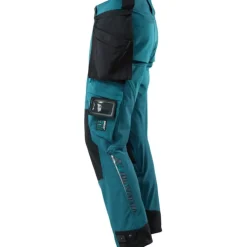 Sale Advanced håndværkerbukser med stretch, petroleumsblå, str. 82C56 Bukser & Shorts