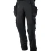 Sale Advanced håndværkerbukser med stretch, sort, str. 76C54 Bukser & Shorts