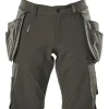 Clearance Advanced håndværkershorts med stretch, koksgrå, str. C42 Bukser & Shorts