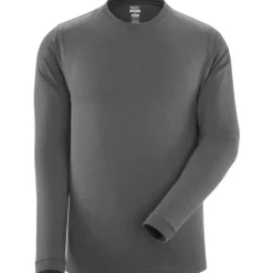 Crossover angærmet t-shirt, koksgrå, str. T-Shirts & Poloshirts