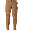 New Customized arbejdsbukser med stretch, khaki, str. 76C44 Bukser & Shorts