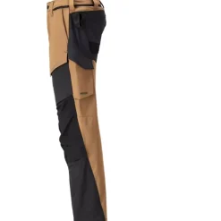 Sale Customized arbejdsbukser med stretch, khaki/sort, str. 76C46 Bukser & Shorts