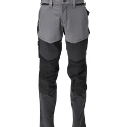 Sale Customized arbejdsbukser med stretch, lysegrå/sort, str. 76C54 Bukser & Shorts