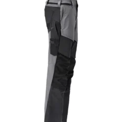 Sale Customized arbejdsbukser med stretch, lysegrå/sort, str. 76C54 Bukser & Shorts