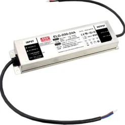 Best MeanWell udendørs LED driver 24V IP67 200W Transformere & Drivere