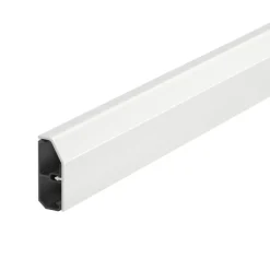 2 meter fodpanel, SL 20/110 mm, hvid Kabelkanaler