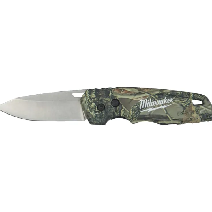 Outlet Fastback Camo foldekniv, glat klinge Skæreværktøj & Tilpasning