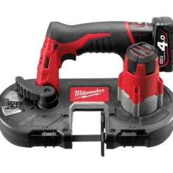 Hot M12 BS-402C båndsav, m. 2 x 4,0 Ah batteri og lader Save