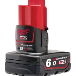 Sale M12 Red Lithium batteri, 12V/6,0 Ah Batterier & Opladere