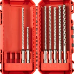 Discount MX4 SDS+ hammerborsæt, 7 stk Bits, Toppe & Bor
