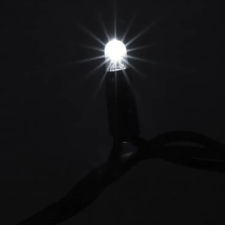 Best MK Ice Lite LED lyskæde, 102 varmhvid, 12 koldhvid, 230V Udendørs Julelys