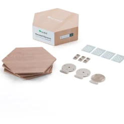 New Elements Wood Hexagons udvidelsespakke, 3 paneler Led Strips|Nanoleaf