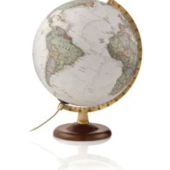 New National Geographic Gold Executive globus med lys Globus Med Lys