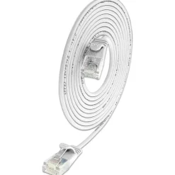 Outlet Net-com U/UTP kat.6 patchkabel, hvid, 2,8 cm, 0,5 meter Internet Kabler