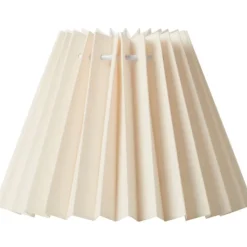 Hot Emma Hacienda Plisse lampeskærm, beige, Lampeskærme