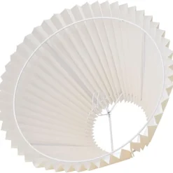 New Emma Hacienda Plisse lampeskærm, beige, Lampeskærme|Nielsen Light