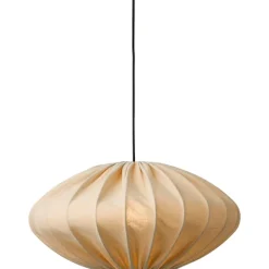 Hot Jasmin Ellipse pendel, sort ledning, sand Nielsen Light