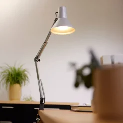 Best Jensen arkitektlampe, grå Klemmelamper