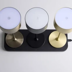 Discount ladestation til Bistro genopladelige bordlamper, til 3 lamper, sort Nielsen Light