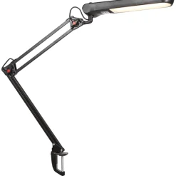 LED arkitektlampe, sort Klemmelamper