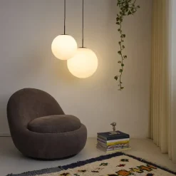 Discount Nora cafependel, opal/sort, Ø30 cm Nielsen Light