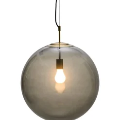 Hot Nora cafependel, røgfarvet/messing, Ø50 cm Nielsen Light