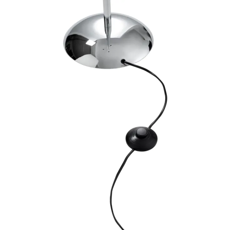 Discount Salsa gulvlampe, krom med rød, gul & grøn skærm Nielsen Light|Gulvlamper