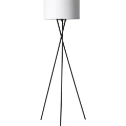 Hot Uptown gulvlampe, sorte ben og råhvid skærm Gulvlamper