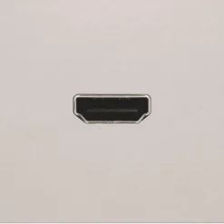 HDMI udtag connector for stikmontering, lysegrå Udtag & Konnektorer