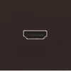 Sale HDMI udtag med terminaler for ledningsmontering, brun Udtag & Konnektorer