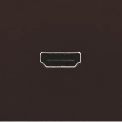 Sale HDMI udtag med terminaler for ledningsmontering, brun Udtag & Konnektorer