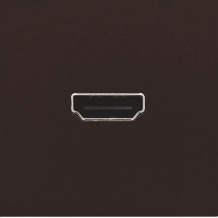 Sale HDMI udtag med terminaler for ledningsmontering, brun Udtag & Konnektorer