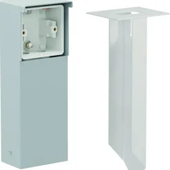 Clearance Hydro stikkontaktsøjle med spyd, 1 modul, Dåser & Underlag