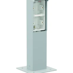 Outlet Hydro stikkontaktsøjle til flise, 2 modul, Dåser & Underlag