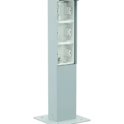Outlet Hydro stikkontaktsøjle til flise, 3 modul, Dåser & Underlag