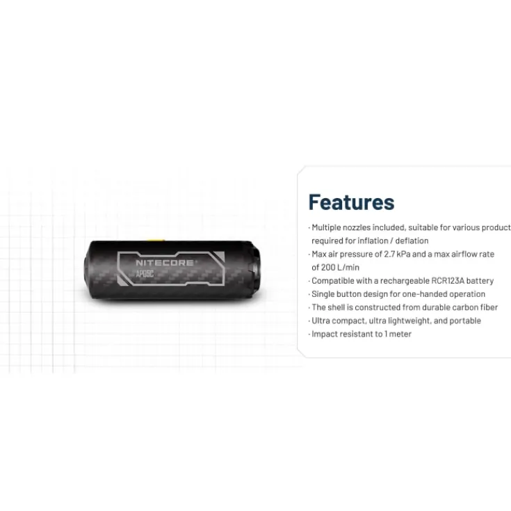 Clearance AP05C genopladelig luftpumpe Gadgets