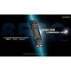 Hot EDC29 UHI genopladelig lommelygte Lommelygter
