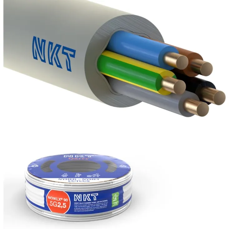 Best Noiklx installationskabel, 4x10 mm², metervare Installationskabler