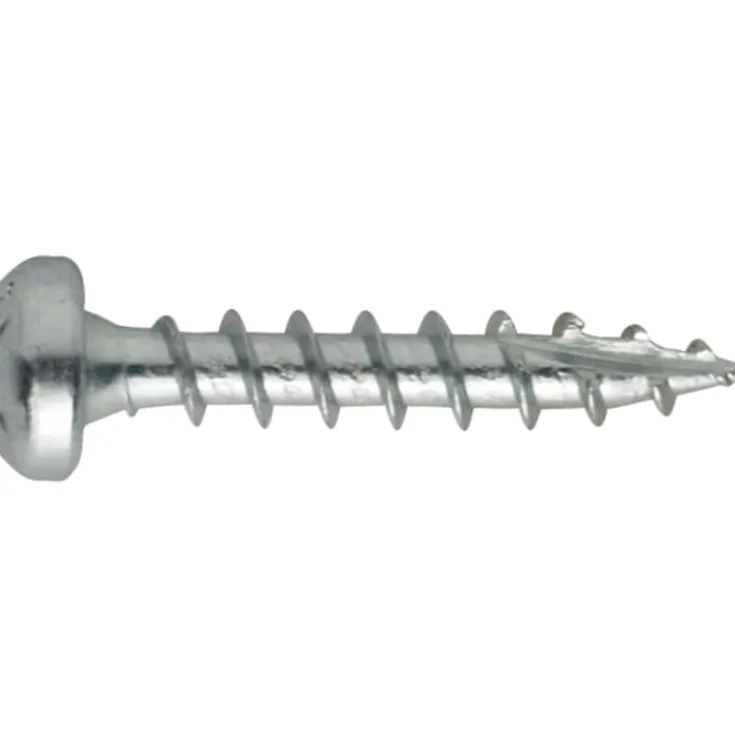 Clearance NKT Spun+ skrue, elforzinket, panhoved, , 200 stk Skruer & Søm