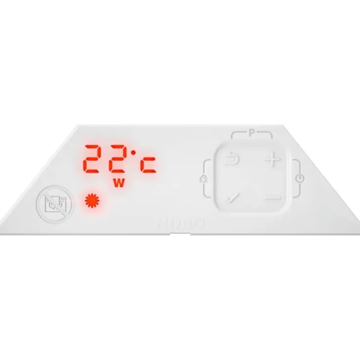Hot NCU-2Te Termostat Eco, 230V/400V, hvid Elradiatorer